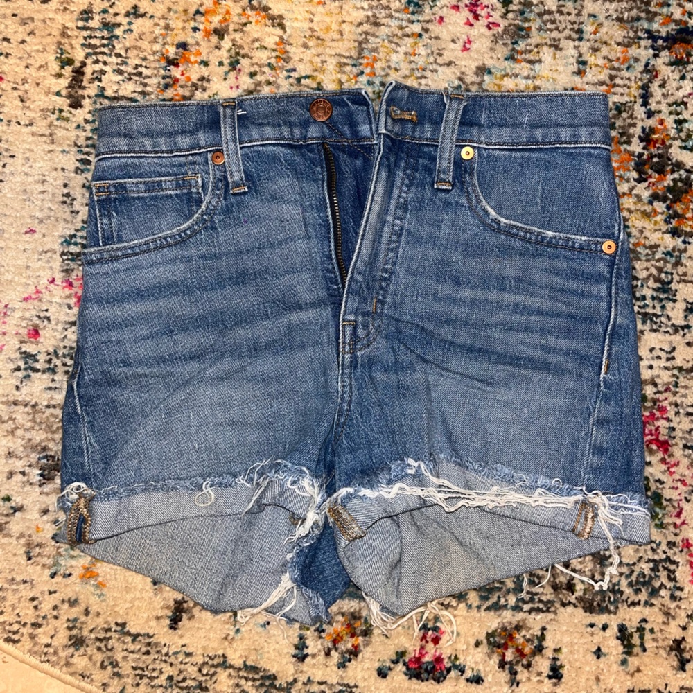High-rise Madewell shorts
